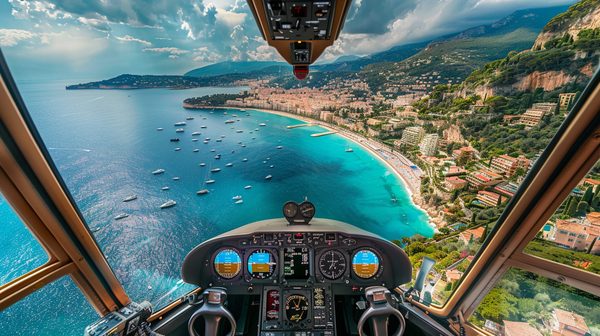 Vol en hélicoptère de Nice à Monaco : comment choisir votre itinéraire ?
