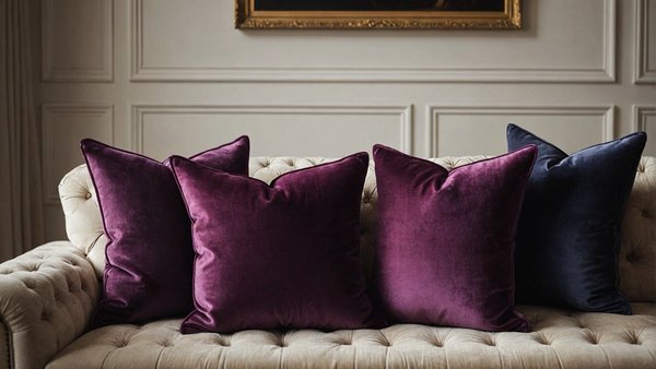 Luxe et confort : découvrez les coussins en velours élégants